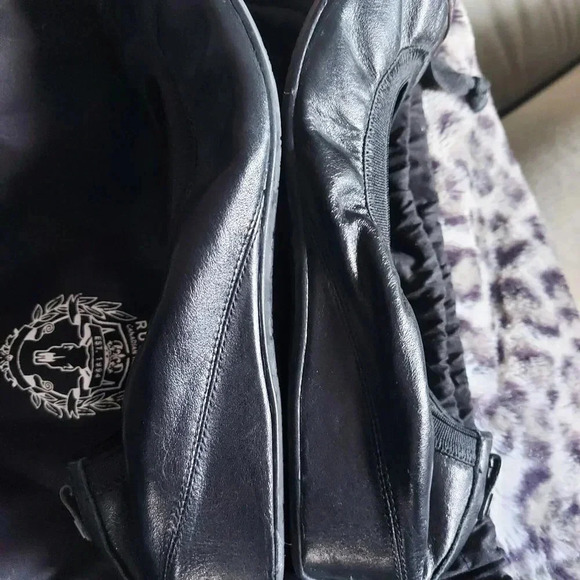 RUDSAK |  Leather Ballerina Flats Black and Silver - Picture 5 of 10